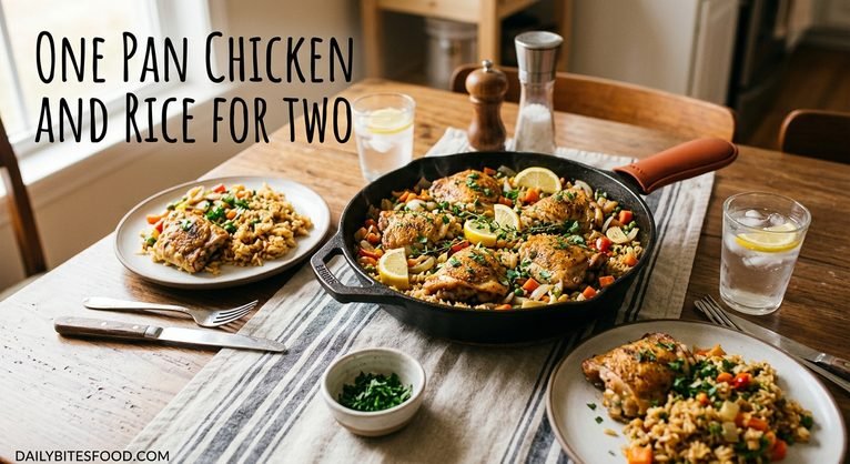 One Pan Chicken and Rice for Two: An Easy, Flavorful Dinner