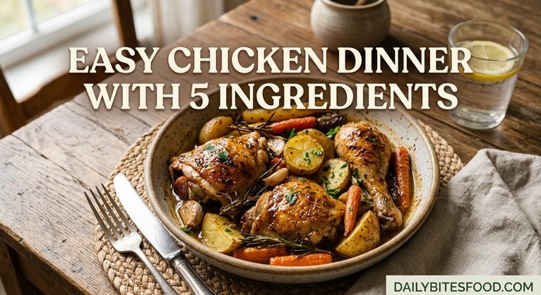 Easy Chicken Dinner with 5 Ingredients: A Simple, Delicious Recipe