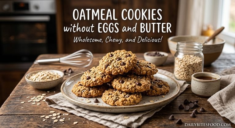 Oatmeal Cookies Without Eggs and Butter: Easy, Chewy, and Delicious