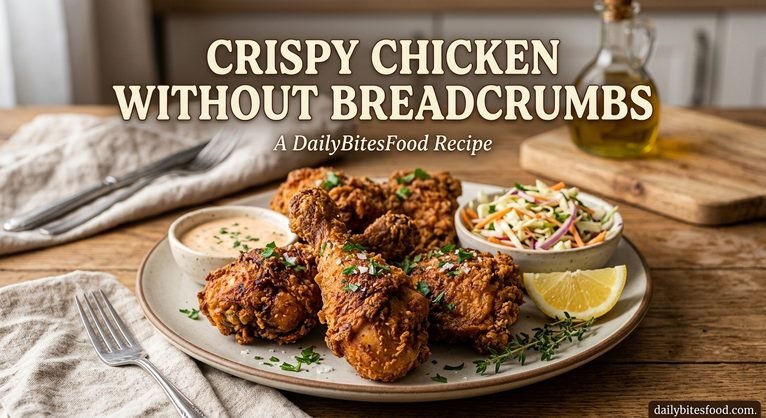 Crispy Chicken Without Breadcrumbs: Easy, Golden, and Delicious