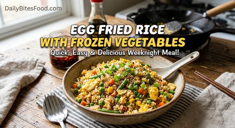 Egg Fried Rice with Frozen Vegetables: An Easy, Quick, and Flavorful Recipe